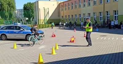 Egzamin młodych rowerzystów
